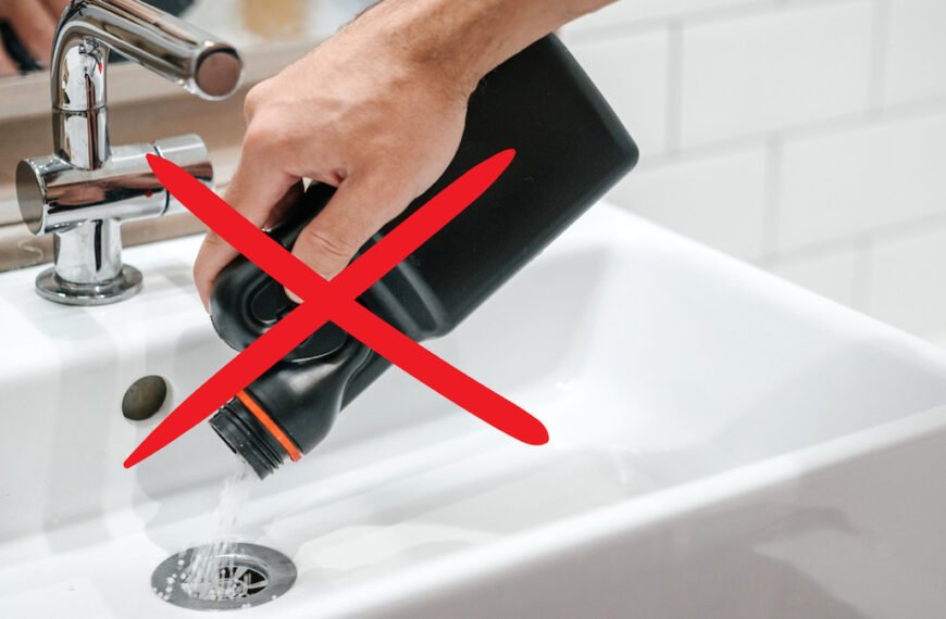 Safe Use of Chemical Drain Cleaners